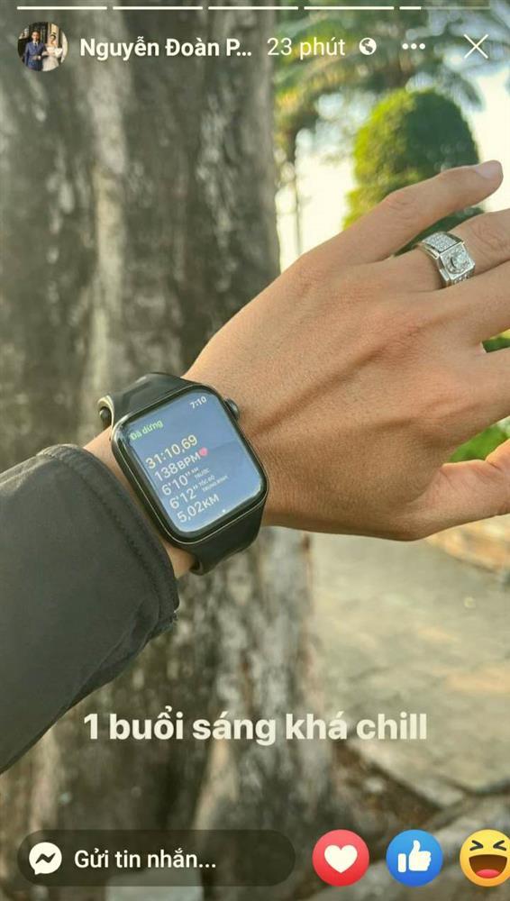 Phan Hiển hiếm hoi khoe cận nhẫn cưới khủng-1