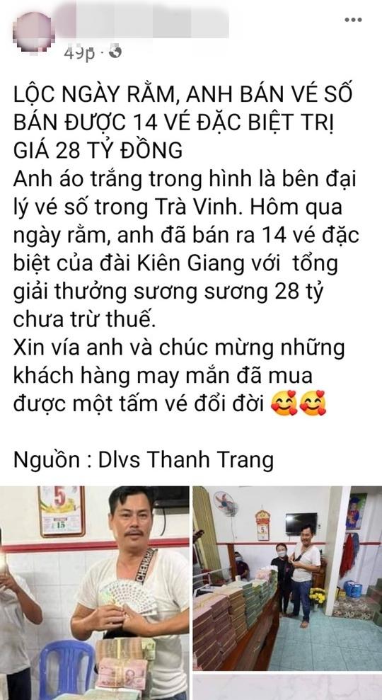 Sự thật vụ trúng 14 tờ vé số độc đắc, 3 người chia nhau 25 tỷ-1