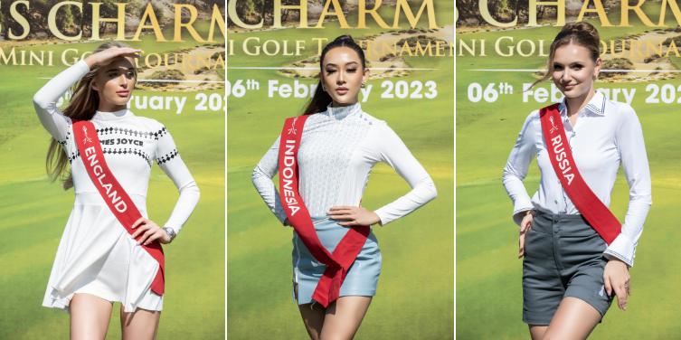 Thanh Thanh Huyền và dàn thí sinh Miss Charm đọ dáng trên sân golf-2