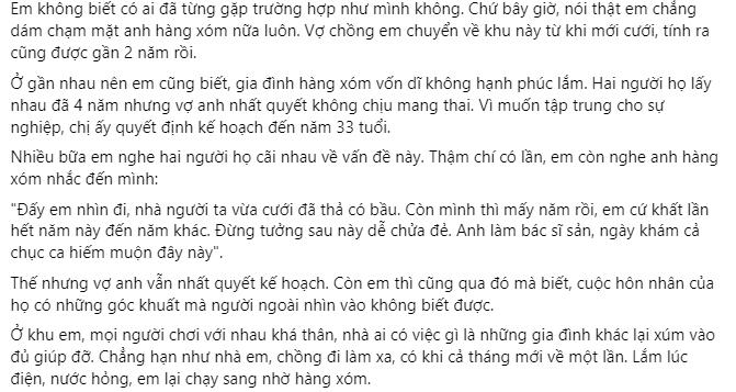 Đi đẻ gặp đúng hàng xóm, giờ nhìn nhau ngại chẳng dám ngẩng đầu-1