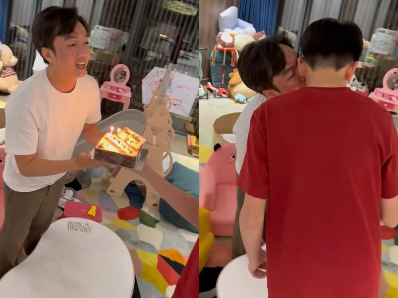 Subeo mừng sinh nhật Cường Đô La, nét mặt dần khác khi dậy thì-2