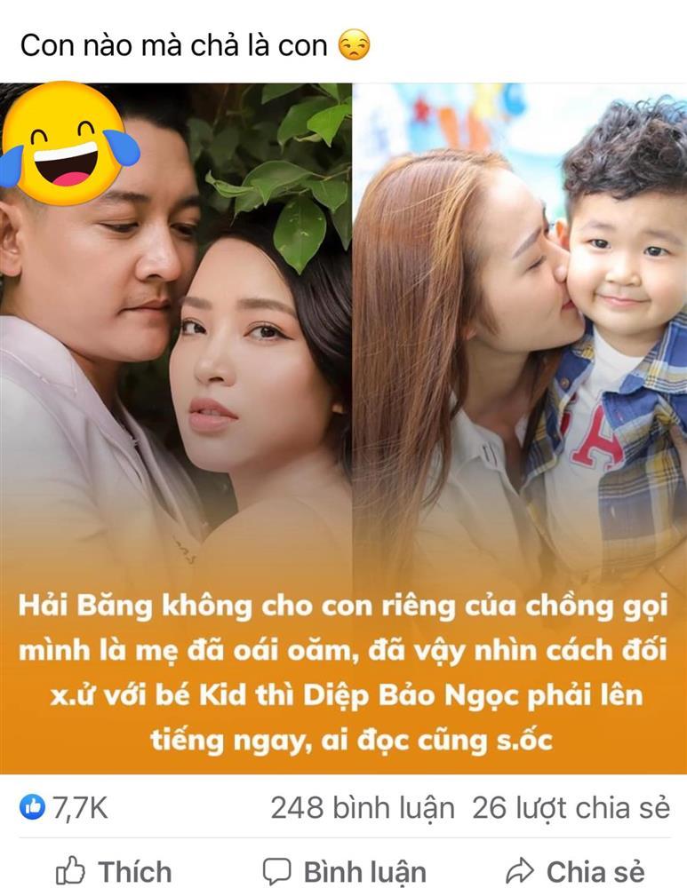 Hải Băng phản ứng khi bị đồn ác với con riêng của chồng-1