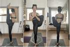 Bầu 6 tháng, Phương Trinh Jolie tự tin thực hiện động tác yoga khó