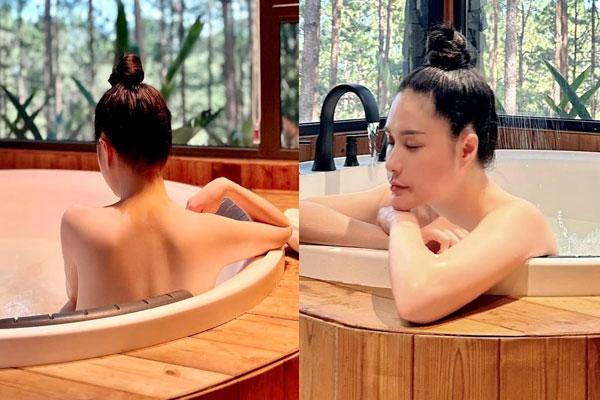 Ngã ngửa mặt mộc MC Thu Hoài sau 2 tháng sinh con cho đại gia-10