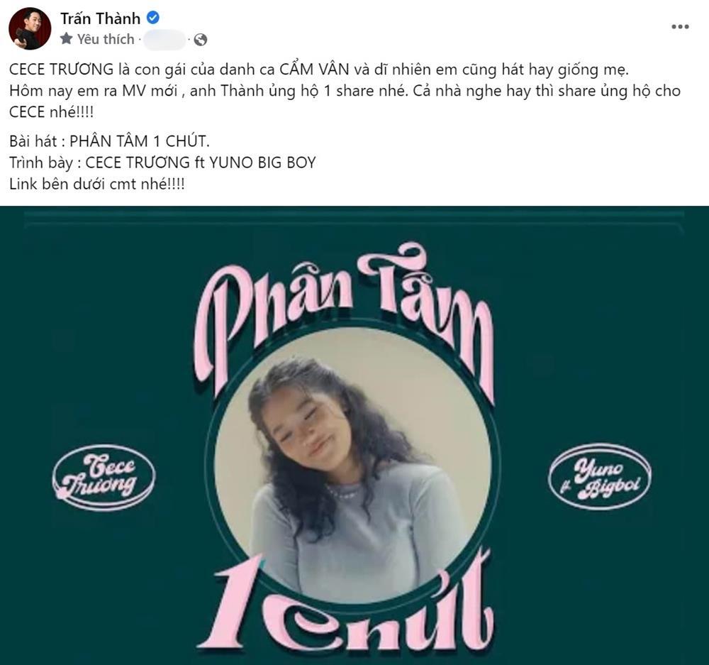 Trấn Thành có hành động đẹp với con gái của Cẩm Vân-5