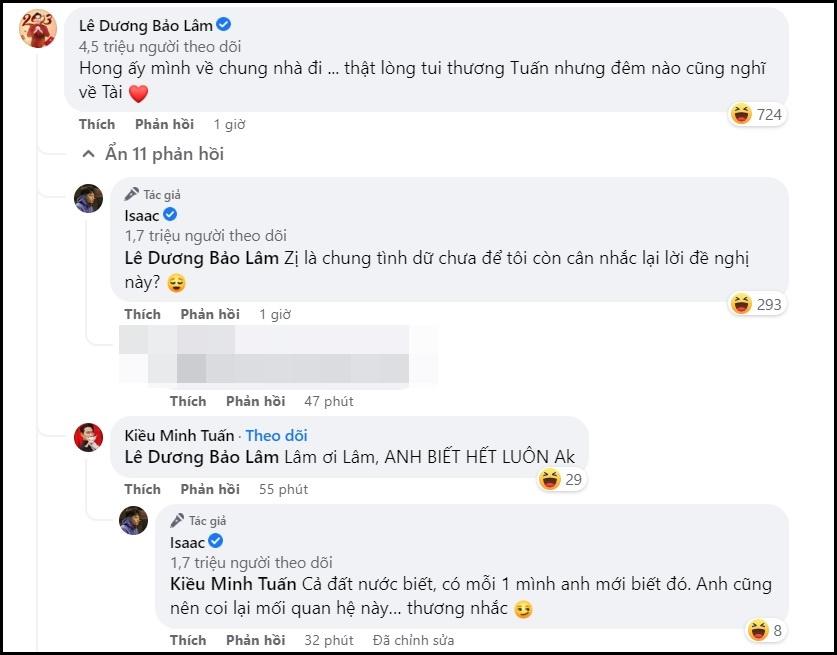 Isaac xả ảnh tình tứ nam nhi, khiêu khích Lê Dương Bảo Lâm-4
