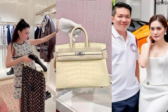 Đoàn Di Băng được chồng tặng 'núi' đồ hiệu gần 2,5 tỷ đồng