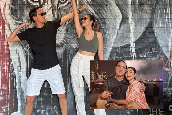 Ảnh 'lầy' hiếm hoi của Louis Nguyễn bên Tăng Thanh Hà