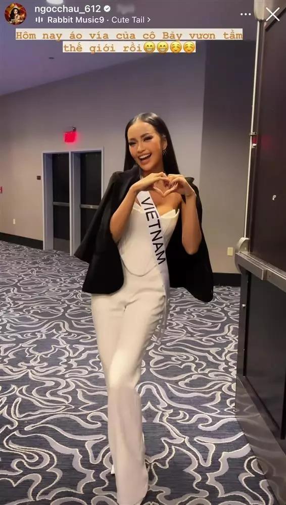 Lan truyền ảnh Ngọc Châu trong vòng phỏng vấn kín Miss Universe-2