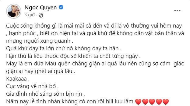 Ngọc Quyên hiếm hoi nhắc tới chồng cũ sau hôn nhân ồn ào-3