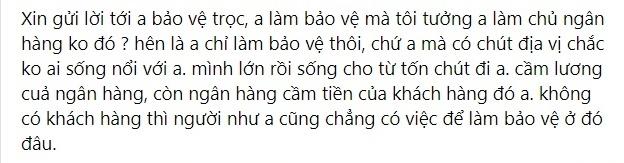 Lý Bình bức xúc khi bị cư xử phân biệt ở ngân hàng-4