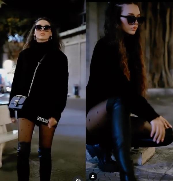 Vợ Tây Bùi Tiến Dũng bị quay lén trên phố, nhan sắc thật lộ rõ-3