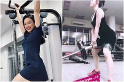 Angela Phương Trinh gây tranh cãi khi mặc váy ngắn cũn đi tập gym