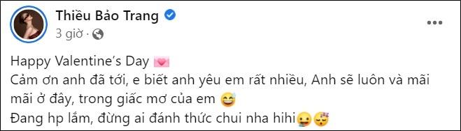 Giữa tin đồn yêu Đức Huy, Thiều Bảo Trang làm gì Valentine?-4