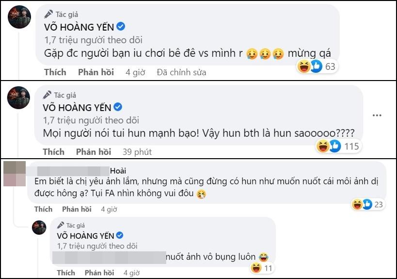 Võ Hoàng Yến hôn nuốt môi bạn trai U50 ngày Valentine-2