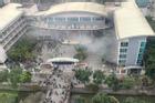 Cháy tầng hầm trường Tiểu học Yên Hòa, học sinh chạy tán loạn