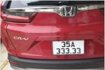 Sự thật ô tô Honda CRV đeo biển ngũ quý 3 ở Ninh Bình