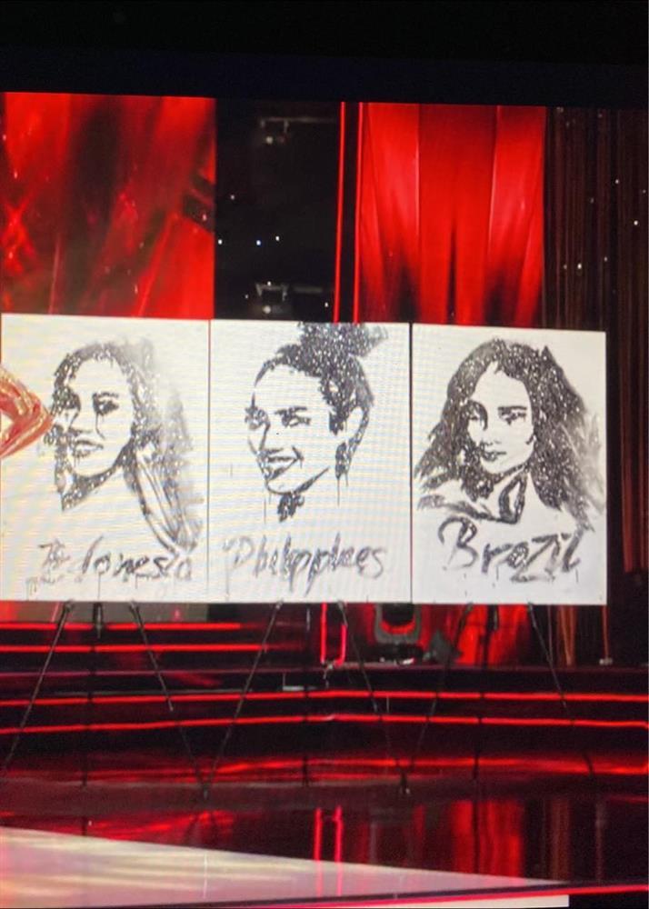 CHƯA TỪNG CÓ: Miss Charm công bố Top 3 bằng tranh vẽ trực tiếp-3