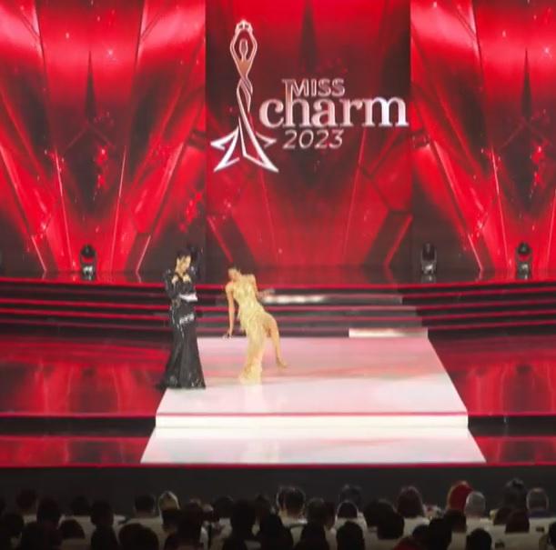 Phương Mai vồ ếch tại chung kết Miss Charm 2023-4