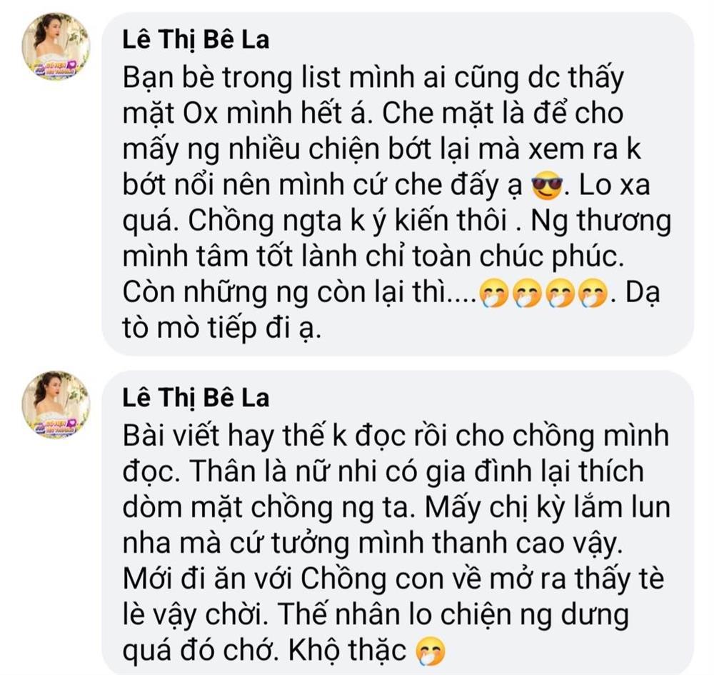 Lê Bê La phản ứng khi nhiều chị em muốn dòm mặt chồng-4