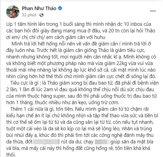 Phan Như Thảo hé lộ điều chết đi sống lại khi giảm cân-3