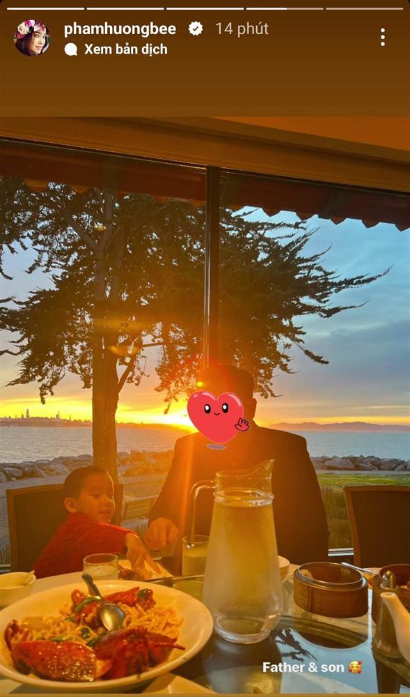 Phạm Hương hiếm hoi cho chồng đại gia lên sóng-1