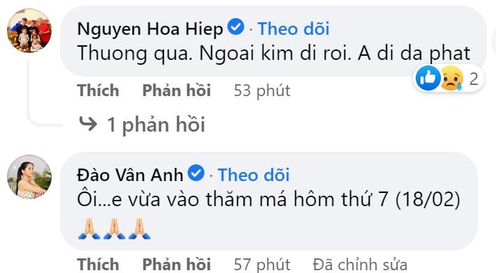 Nhiều sao Việt buồn bã khi hay tin nghệ sĩ Thiên Kim qua đời ở tuổi 91-8