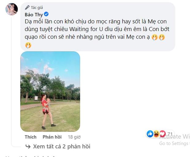 Bảo Thy tiết lộ bí quyết dỗ con, liên quan em trai Sơn Tùng-2