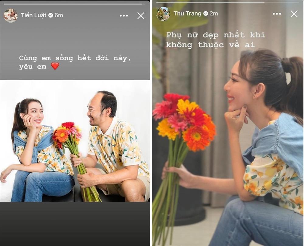 Thu Trang dội nước lạnh khi Tiến Luật trao hoa và ngôn tình-1