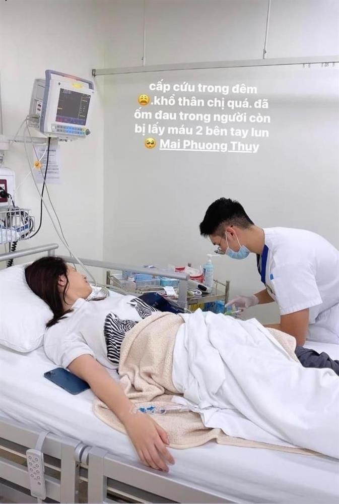 Hoa hậu Mai Phương Thúy nhập viện cấp cứu trong đêm-1