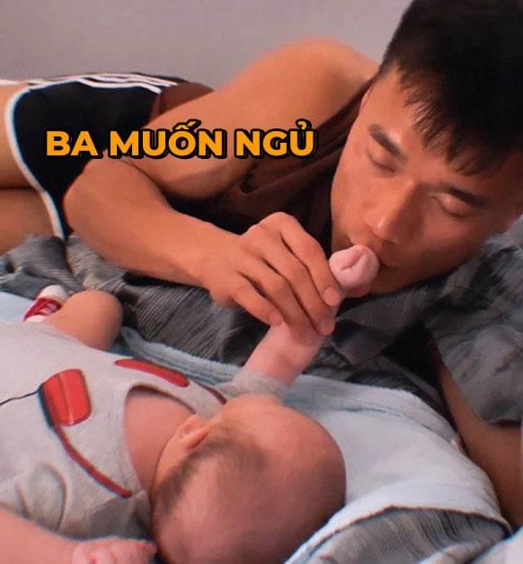 Bùi Tiến Dũng phụ vợ chăm con, quý tử lai Tây ngày càng bụ bẫm-3