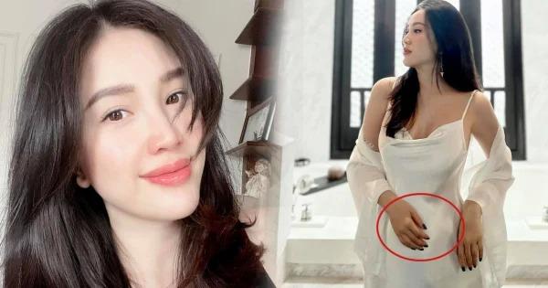 Minh Hằng liên tục bị nghi có bầu vì xài chiêu giấu bụng giống Hà Hồ-15