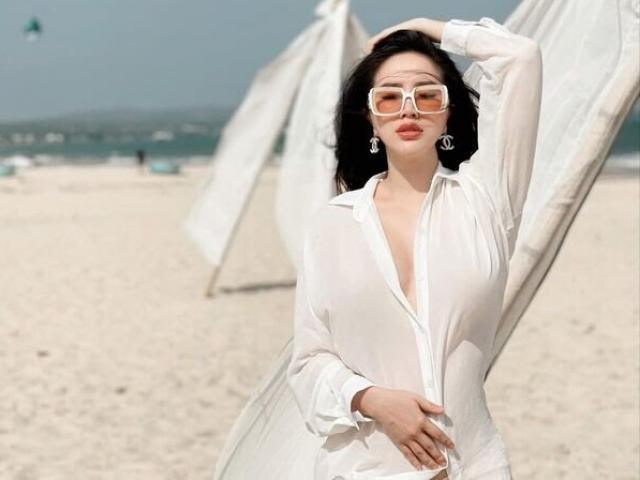 Minh Hằng liên tục bị nghi có bầu vì xài chiêu giấu bụng giống Hà Hồ-16