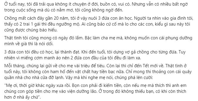 Cho con dâu cũ tiền học nghề, khi giàu sang báo hiếu hơn con đẻ-1