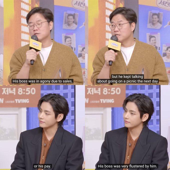 V (BTS) phải tiêm tĩnh mạch 3 lần sau khi làm nhân viên phục vụ-3