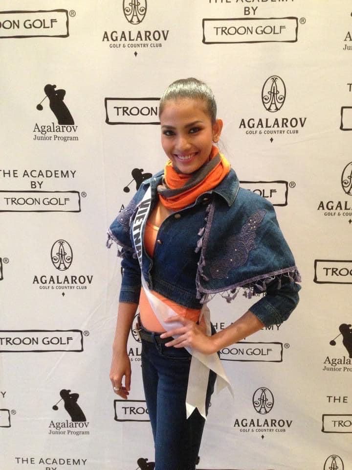 Trước Ngọc Châu, một nàng hậu cũng mặc áo mẹ thi Miss Universe-1