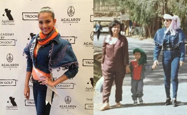 Trước Ngọc Châu, một nàng hậu cũng mặc áo mẹ thi Miss Universe-3