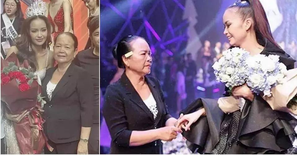 Trước Ngọc Châu, một nàng hậu cũng mặc áo mẹ thi Miss Universe-8