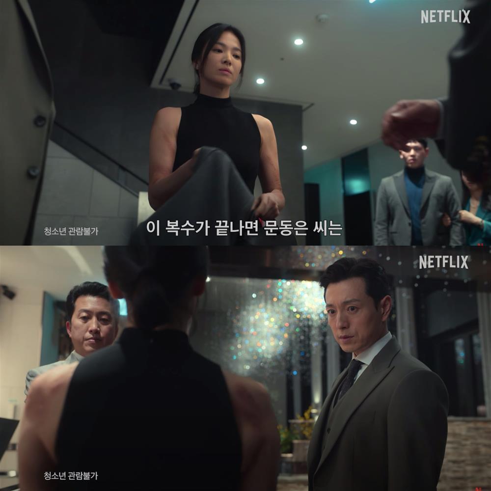 Song Hye Kyo cởi áo lộ sẹo, xé miệng kẻ thù trong The Glory 2-1