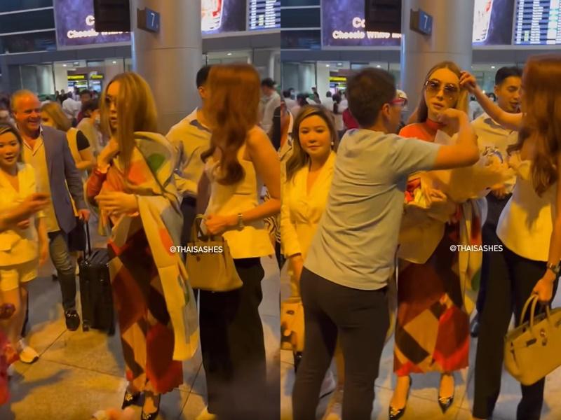 Lan Khuê ghi điểm tinh tế khi ra sân bay đón bà chủ Miss Universe-3