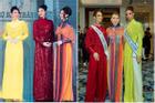 Miss Universe 2022 mặc áo dài đụng hàng Hoa hậu Thanh Thủy, Thùy Tiên