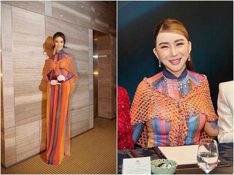 Miss Universe 2022 mặc áo dài đụng hàng Hoa hậu Thanh Thủy, Thùy Tiên-4