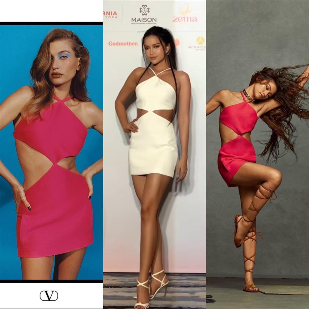 Hoa hậu Ngọc Châu bị nghi mặc đầm đạo nhái-5