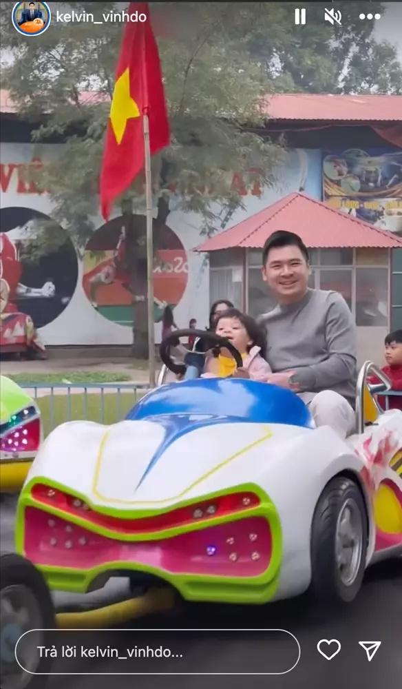 Chồng Đỗ Mỹ Linh cưng xỉu bên cháu, netizen đùa tập dần cho quen-4