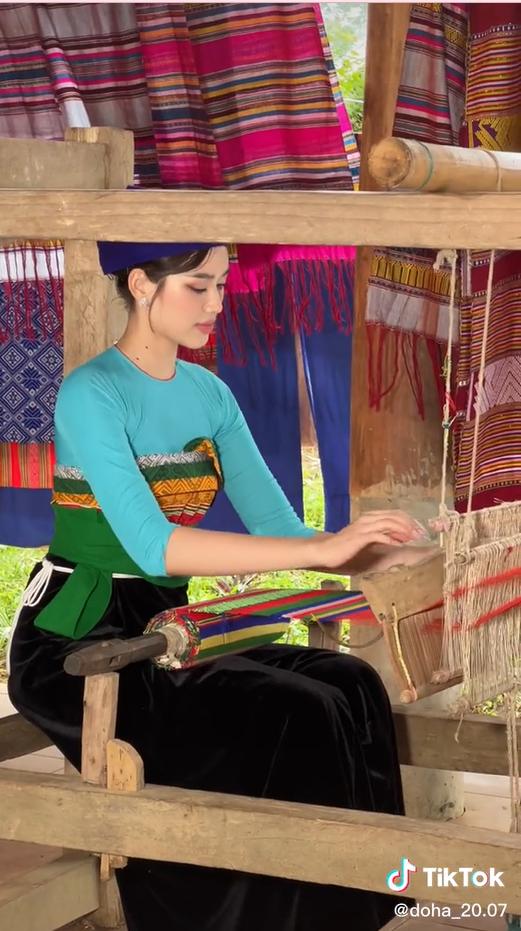 Đỗ Thị Hà nhập gia tùy tục hóa thành dân tộc Thái đẹp mê-7