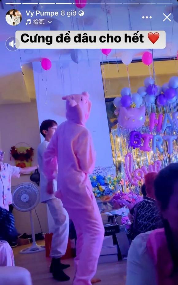 Vợ Mạc Văn Khoa gây tranh cãi vì chơi trội ở sinh nhật Khánh Vân?-8