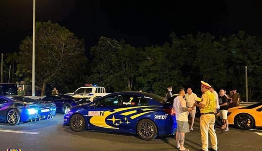 20 siêu xe bị CSGT chặn bắt trên cao tốc TP.HCM- Long Thành- Dầu Giây-2