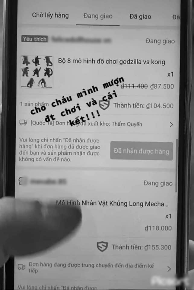 Cho cháu mượn điện thoại, cô gái sốc nặng khi nhận 12 đơn hàng-1