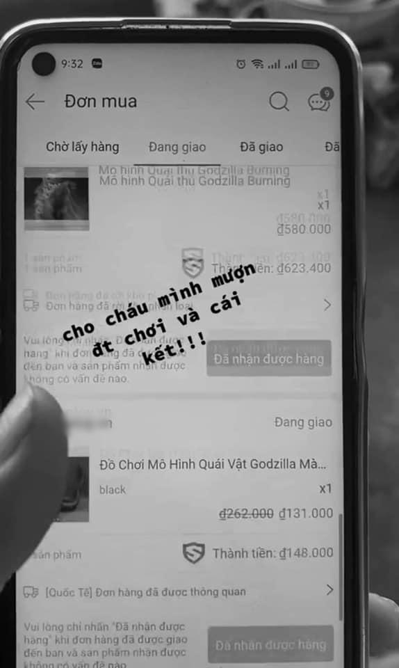 Cho cháu mượn điện thoại, cô gái sốc nặng khi nhận 12 đơn hàng-4