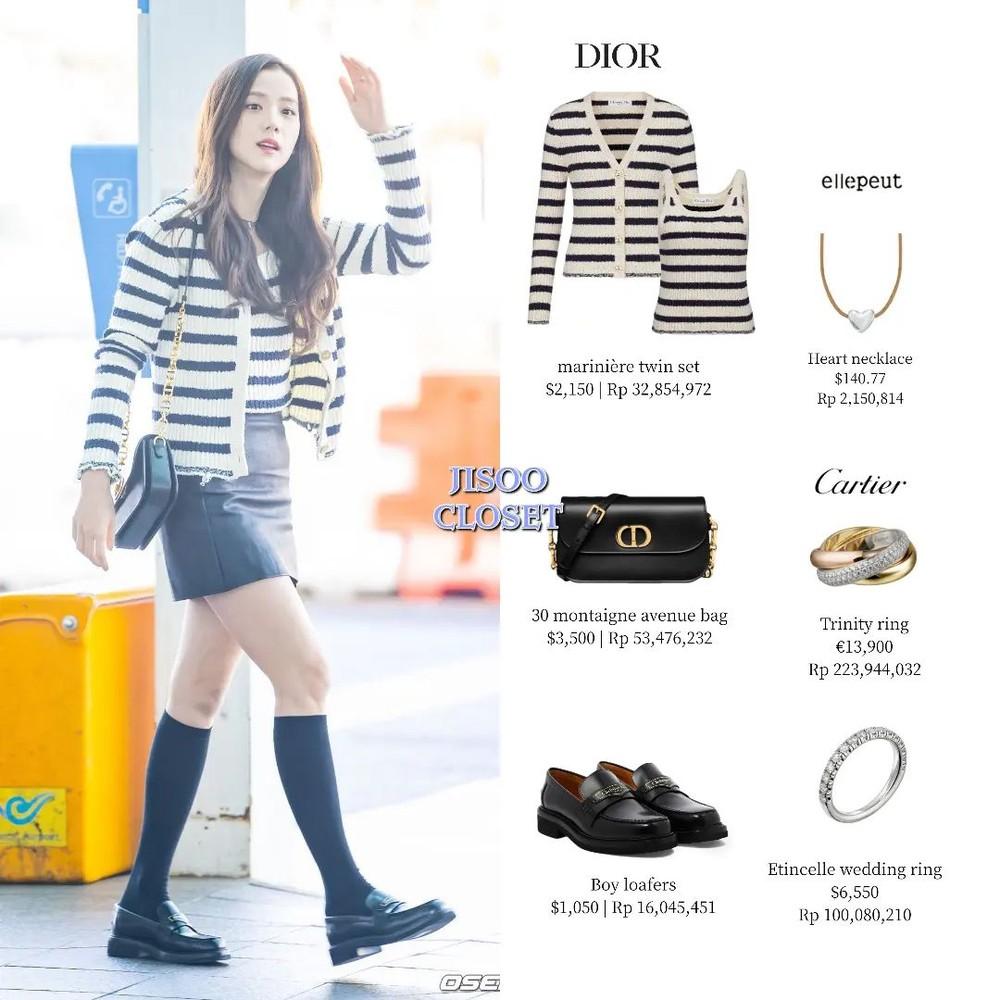 Thời trang sân bay của Jisoo (BLACKPINK) tổng giá trị hơn nửa tỷ-5